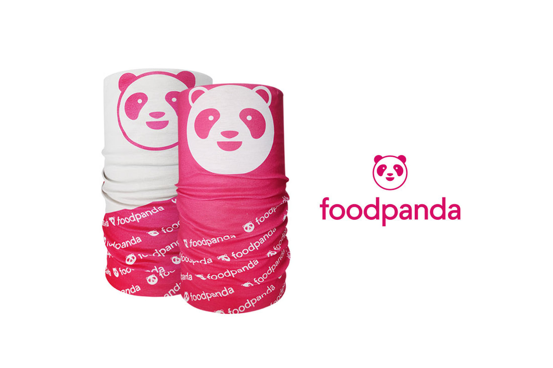 foodpanda巾幗英熊抗霾魔術頭巾